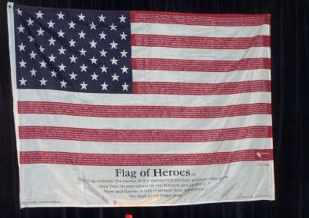 bandiera degli eroi stati uniti 11 settembre