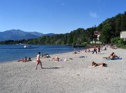 Spiaggia di Reno di Leggiuno (varese)
