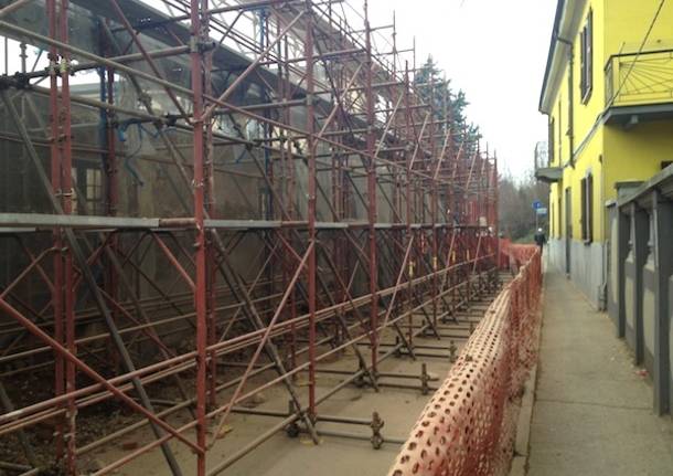 cascina demolita via volta gallarate