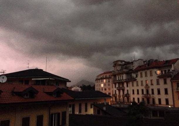 Nuvoloni e temporali in provincia  (inserita in galleria)