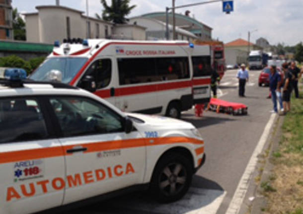 ambulanza automedica investimento sempione castellanza apertura
