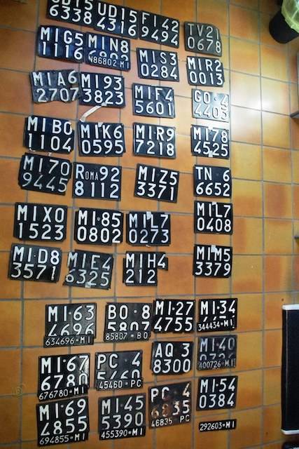 targhe rubate a Luino