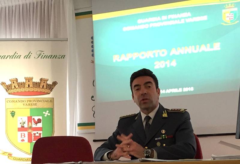francesco vitale colonnello comandante guardia di finanza provinciale varese