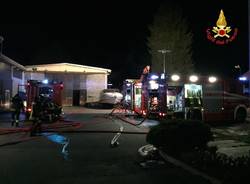 vigili del fuoco, mesenzana, incendio barche