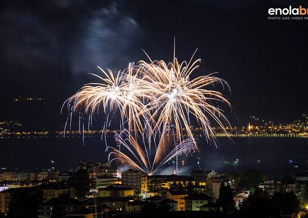Fuochi sul lago per la patronale di Luino