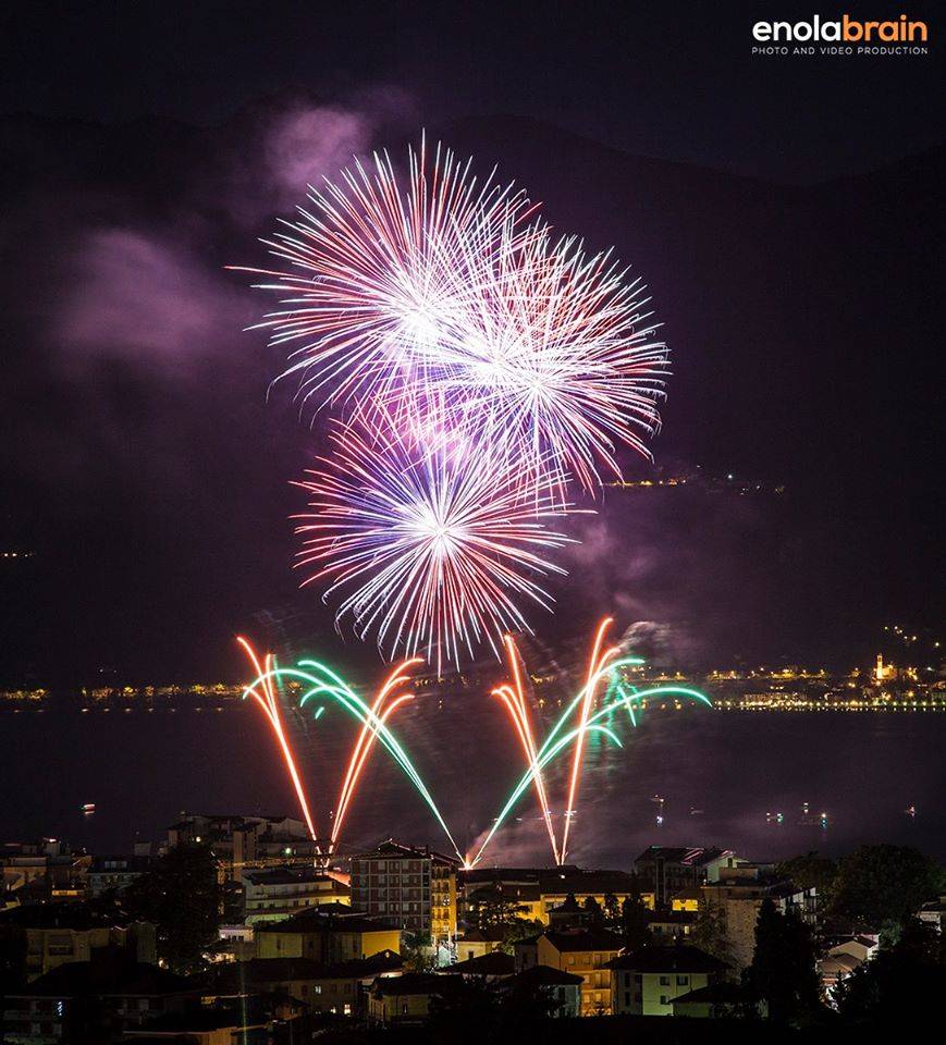 fuochi lago maggiore luino patronale