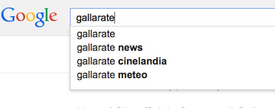 google ricerche varese