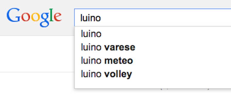 google ricerche varese