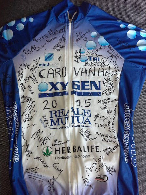 I cimeli della corsa rosa donati a Dominique