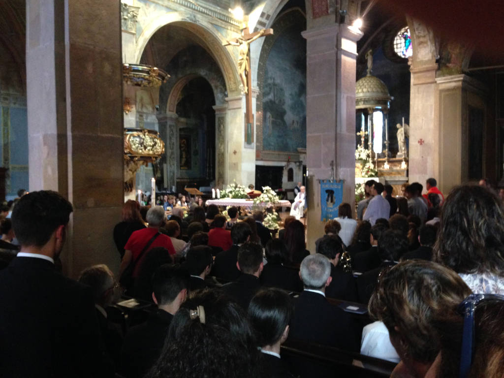 Il funerale di Sara Servidio