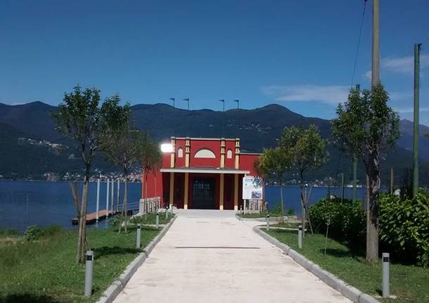 La colonia di Germignaga risistemata dopo la piena
