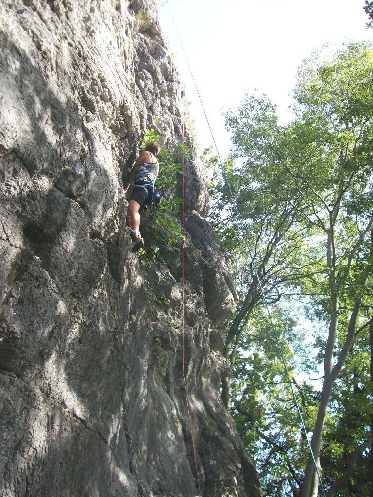 La palestra del Cai a Maccagno