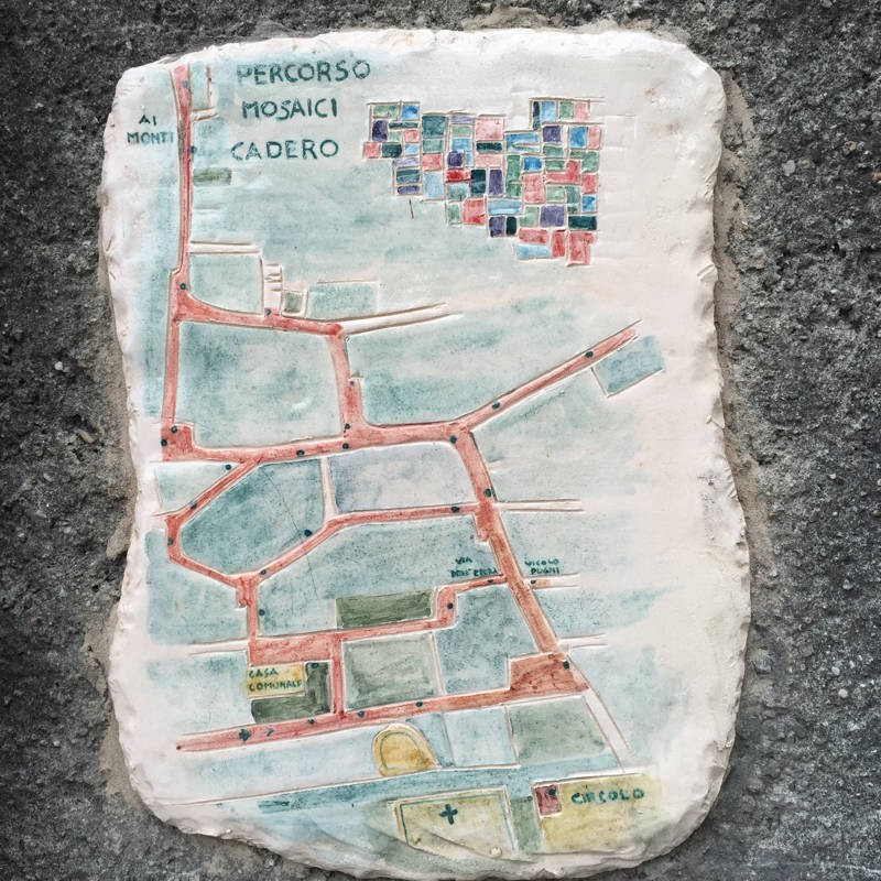 Mosaici a cadero, Maccagno