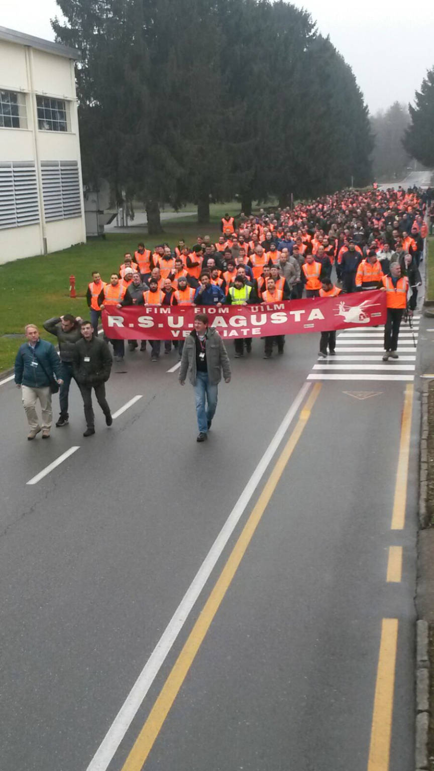 Sciopero Finmeccanica 11/2015