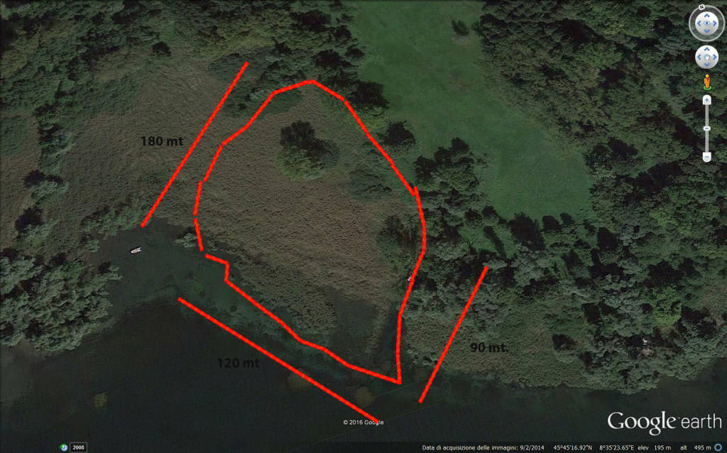 Angera, disboscamento nell'area della Buschera