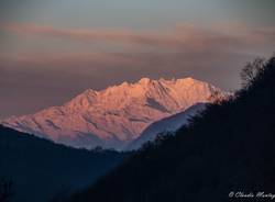 Il Monte Rosa dal Poncione di Ganna