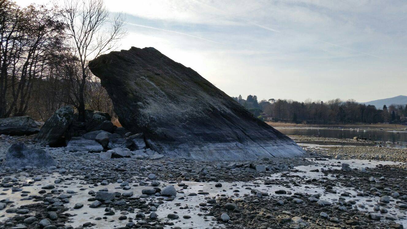 Il Sasso Cavallazzo a secco