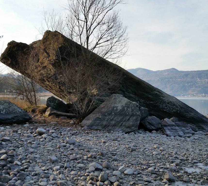 Il Sasso Cavallazzo a secco