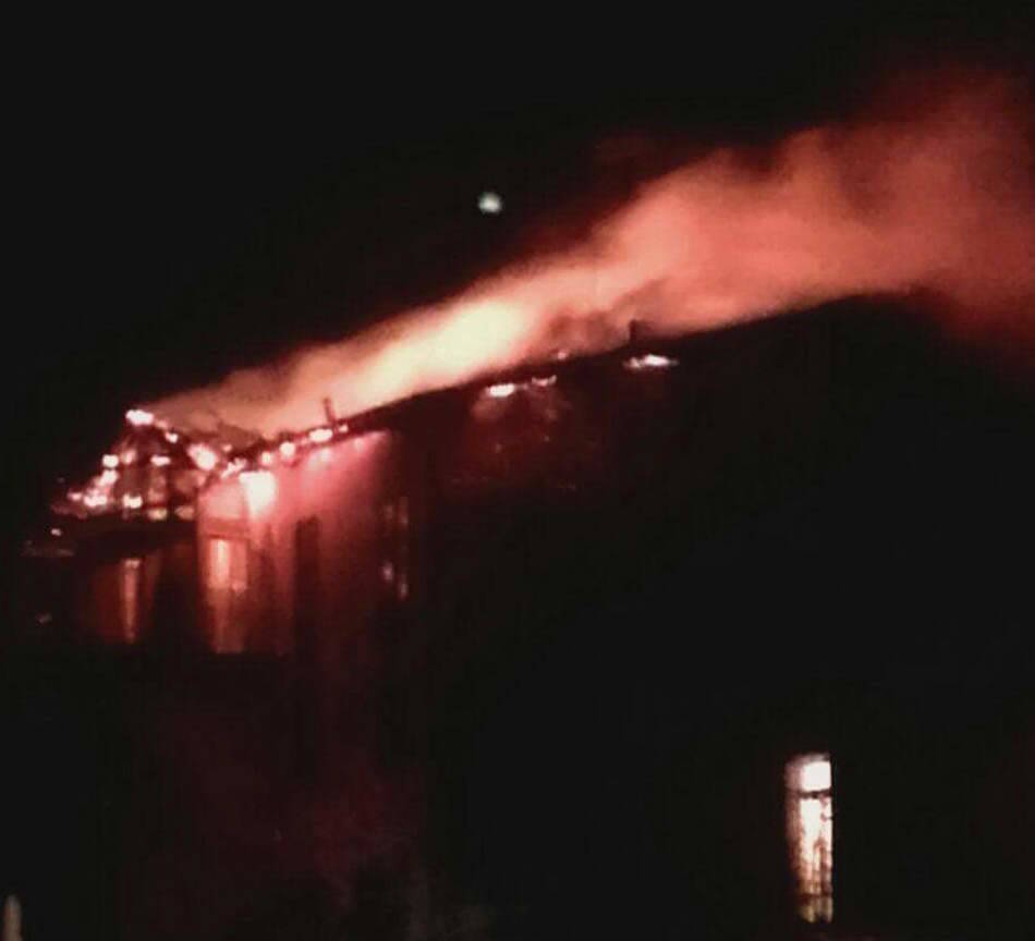 Incendio Luino 3 febbraio 2016