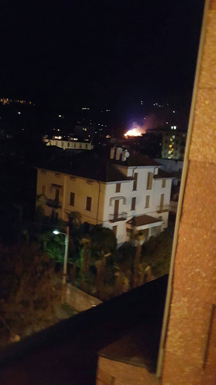 Incendio Luino 3 febbraio 2016