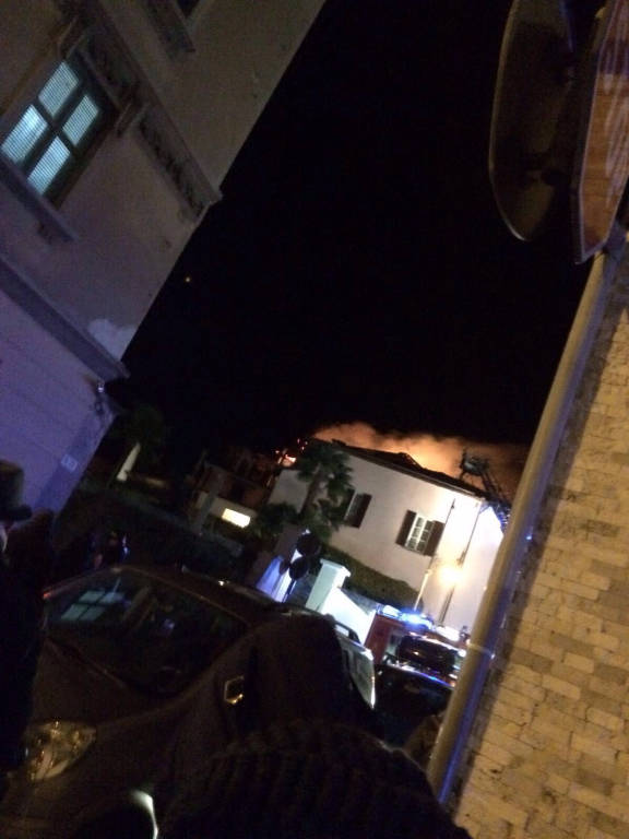 Incendio Luino 3 febbraio 2016
