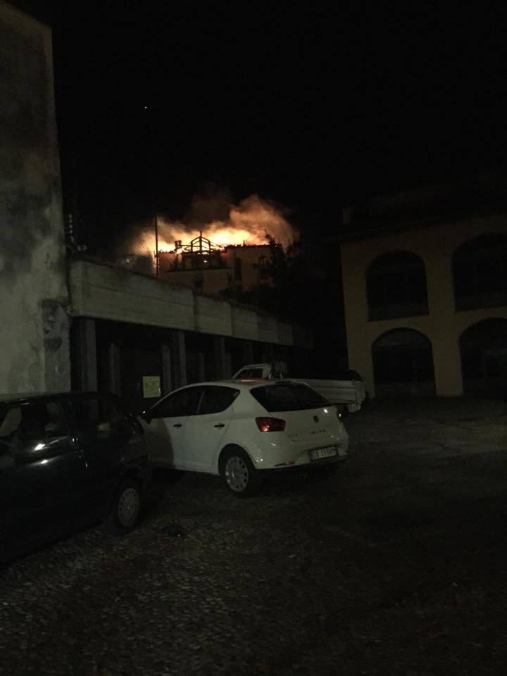 Incendio Luino 3 febbraio 2016