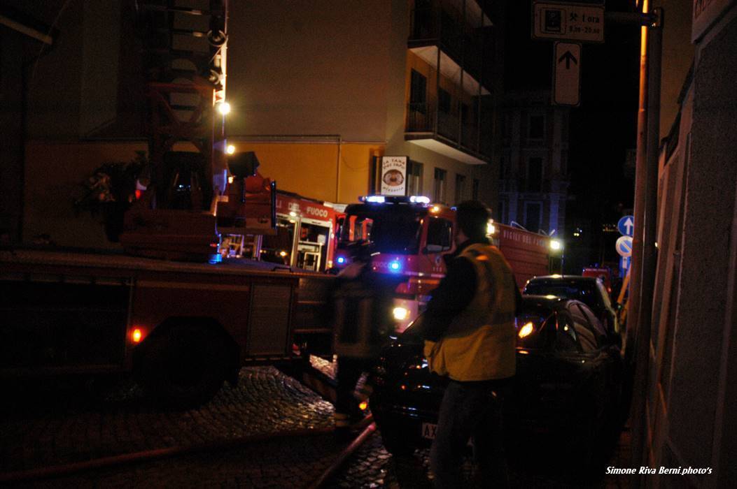 Incendio Luino 3 febbraio 2016