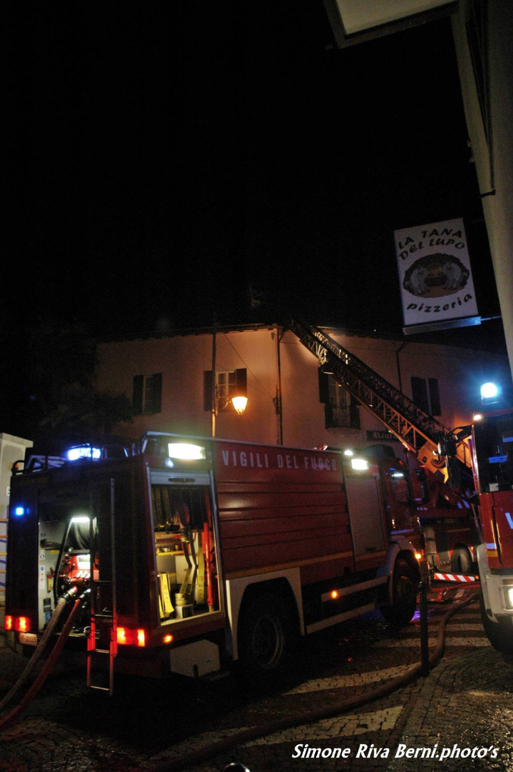 Incendio Luino 3 febbraio 2016