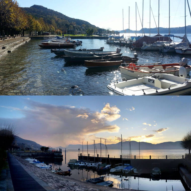 Ranco, il lago "si allontana"