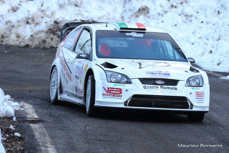 Il Rally dei Laghi sul Cuvignone innevato