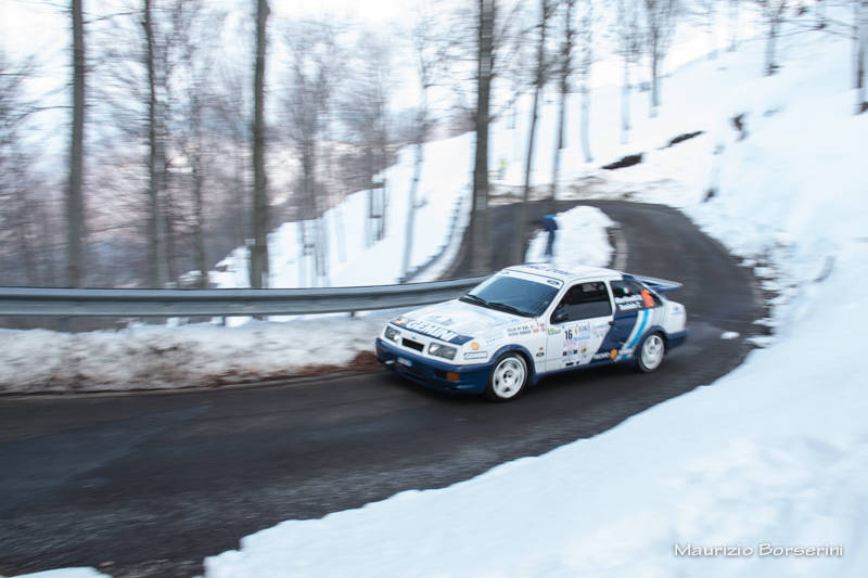Il Rally dei Laghi sul Cuvignone innevato