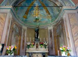 Panorama dalla chiesetta di San Rocco Sopra Maccagno e Passo della Forcora