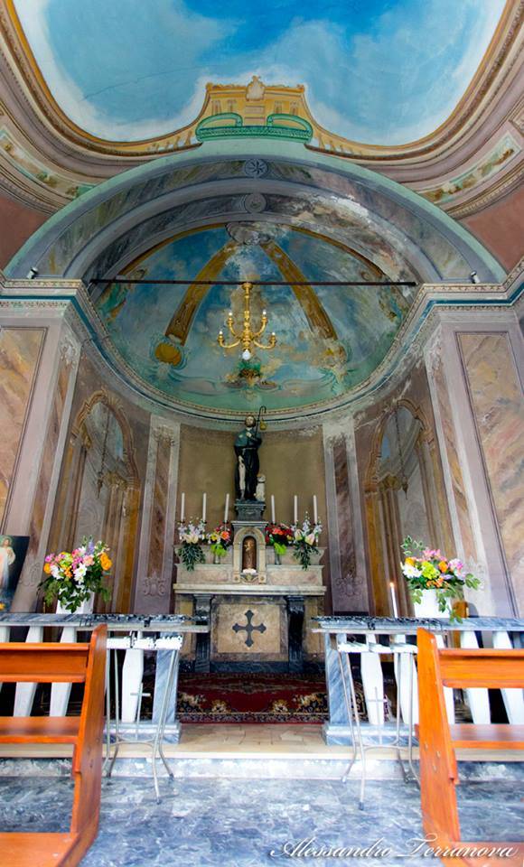 Panorama dalla chiesetta di San Rocco Sopra Maccagno e Passo della Forcora
