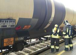 Gocciolamento cisterna ferrovia Sesto Calende