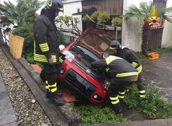 incidente stradale Germignaga domenica 17 aprile