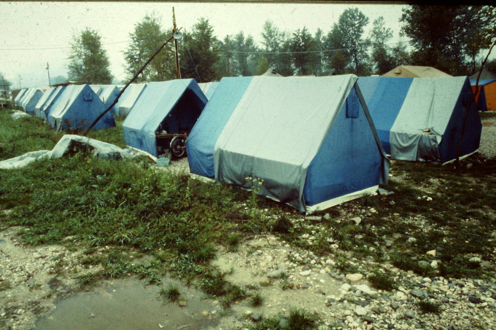 I varesini in Friuli per la ricostruzione dopo il terremoto