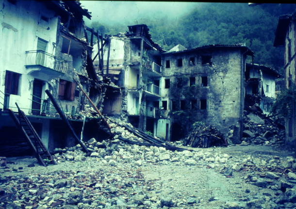 I varesini in Friuli per la ricostruzione dopo il terremoto