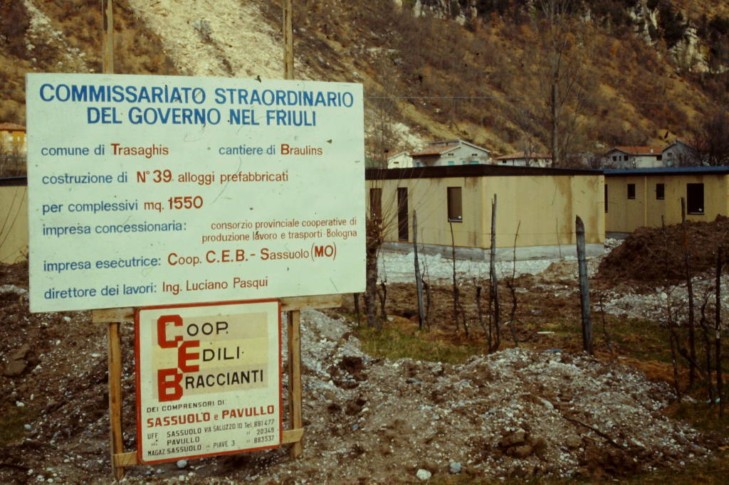 I varesini in Friuli per la ricostruzione dopo il terremoto