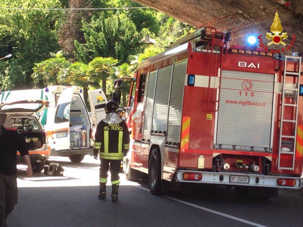 Incidente stradale a Portovaltravaglia