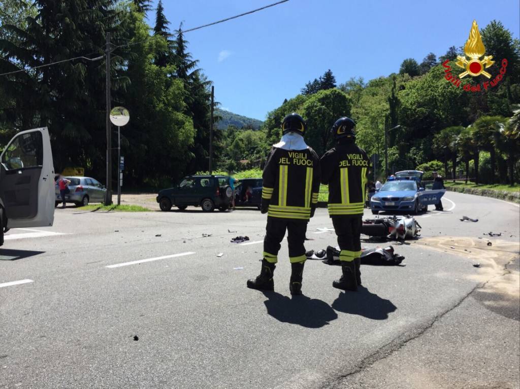 Incidente stradale a Portovaltravaglia