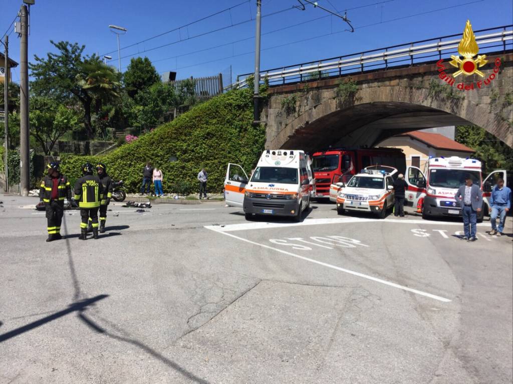 Incidente stradale a Portovaltravaglia
