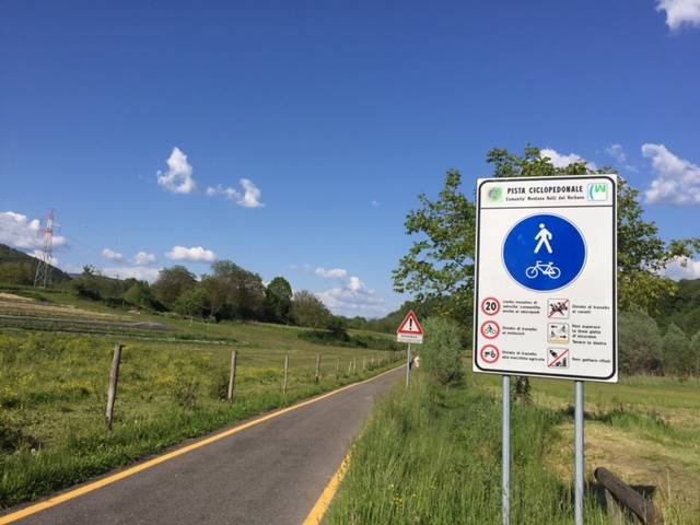 la pista ciclabile cuveglio - rancio valcuvia