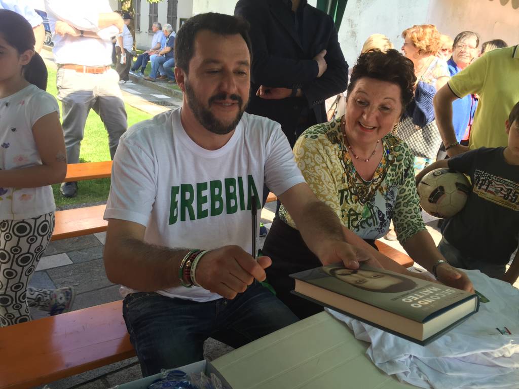 Matteo Salvini a Brebbia