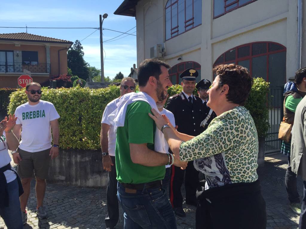 Matteo Salvini a Brebbia