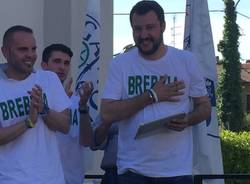 Matteo Salvini a Brebbia