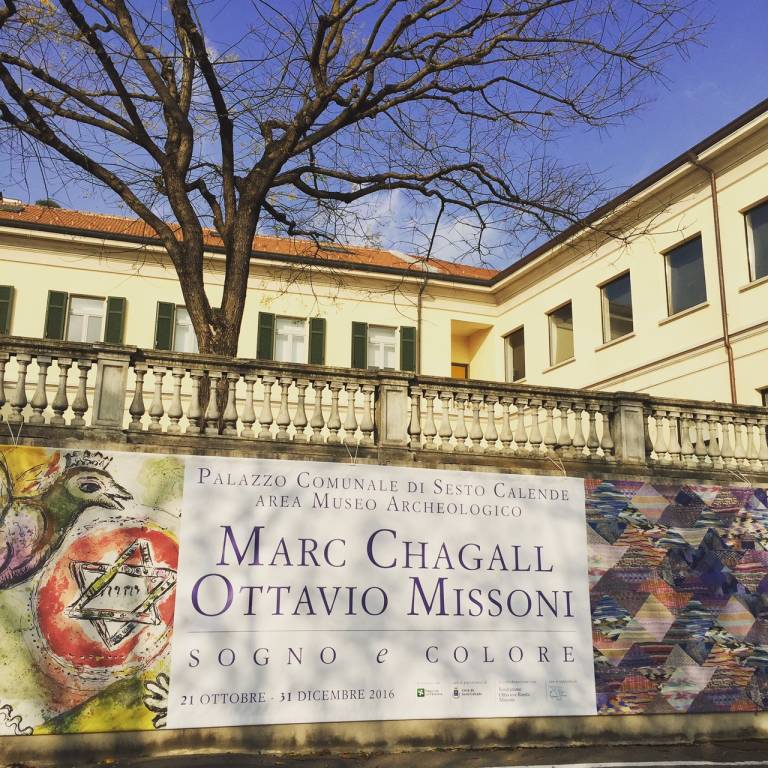 Chagall e Missoni: l'inaugurazione della mostra
