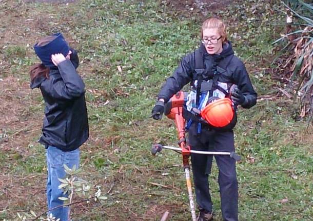 Gli studenti di Enaip curano i giardini attorno all’Eremo