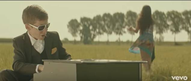 Filippo Cerra, 13 anni attore per Raphael Gualazzi 