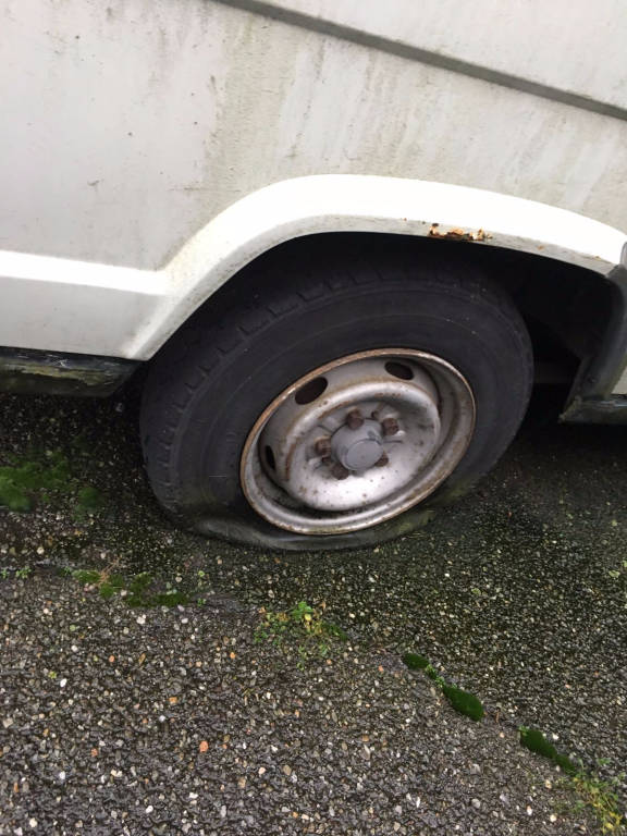 Germignaga, auto abbandonate in Via Fabio Filzi 