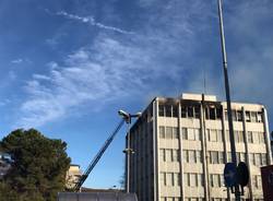 Incendio alla ex Ratti